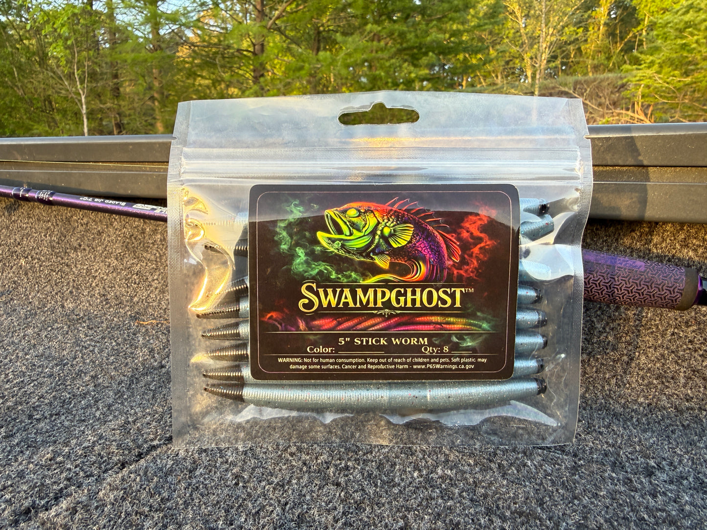 Ghostfin Blackout (5” Stick Bait)